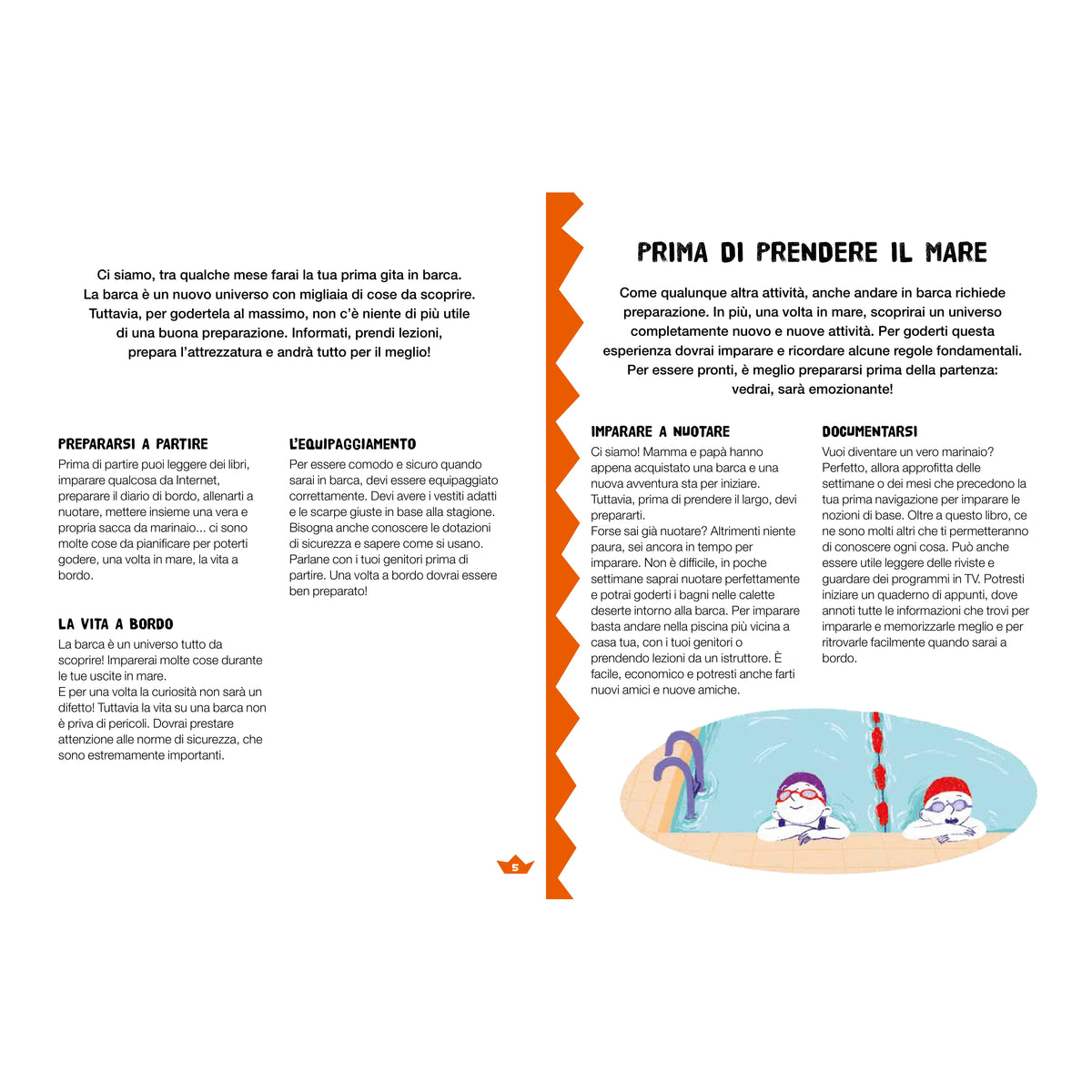 Scopriamo la vita a bordo! – pagina interna 3 dall'estratto dell'editore