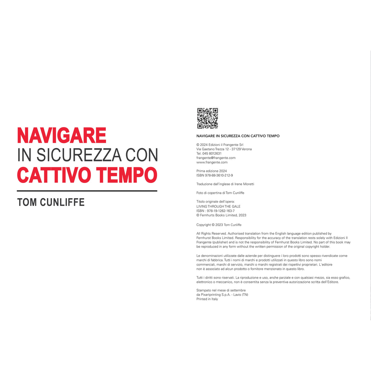 Navigare in sicurezza con cattivo tempo – pagina interna 1 dall'estratto dell'editore