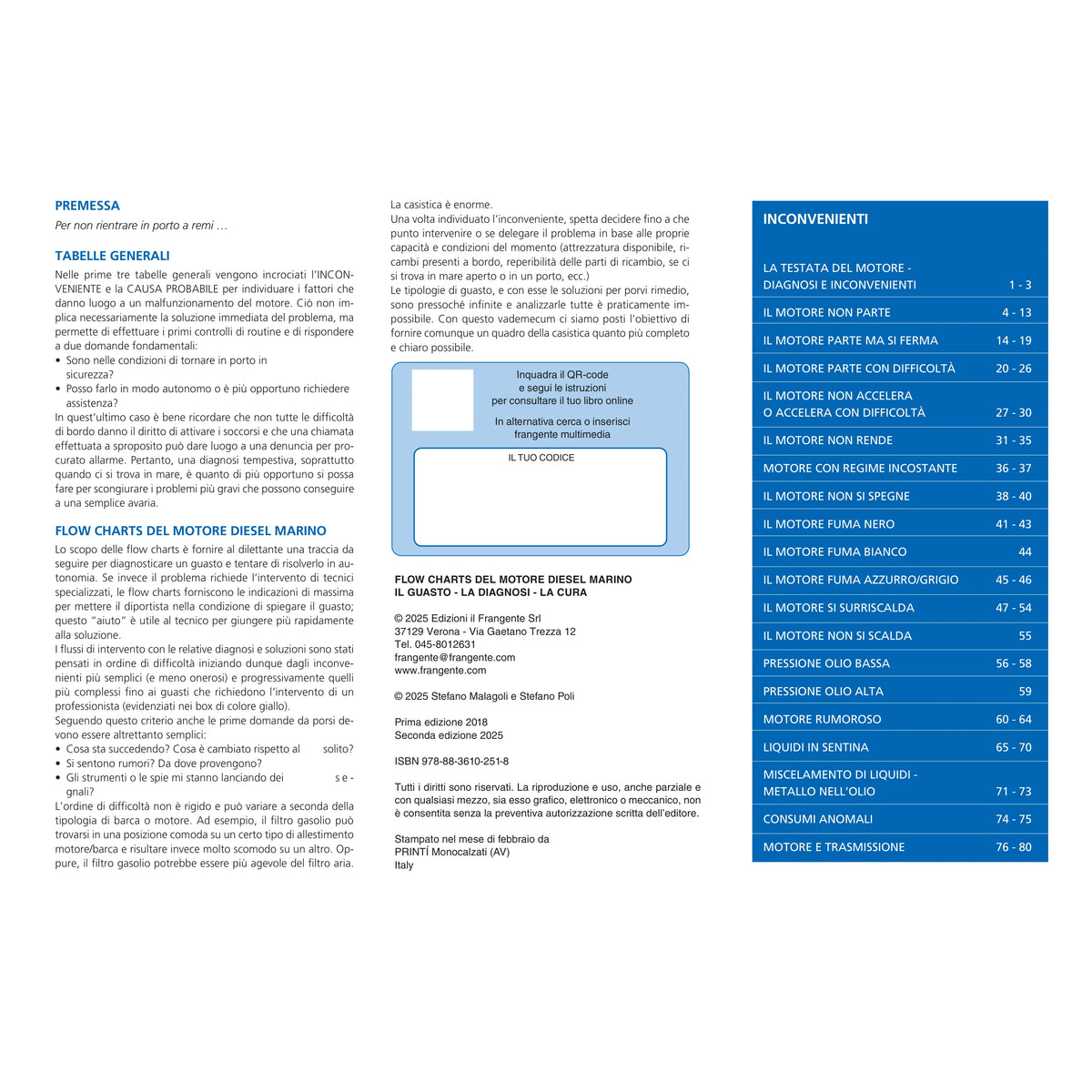 FLOW CHARTS DEL MOTORE MARINO DIESEL il guasto – la diagnosi – la cura – pagina interna 1 dall'estratto dell'editore