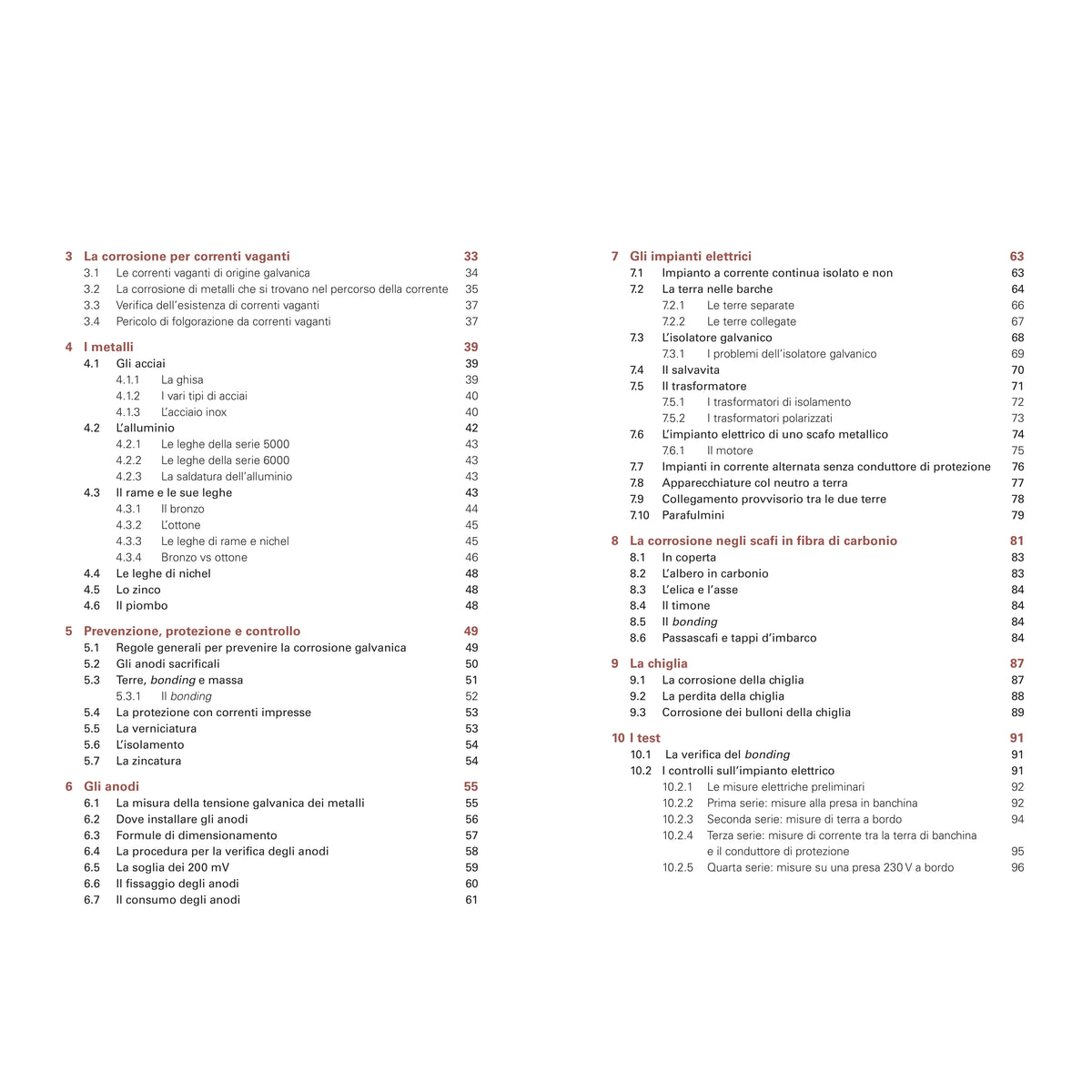 Corrosione in barca – pagina interna 2 dall'estratto dell'editore