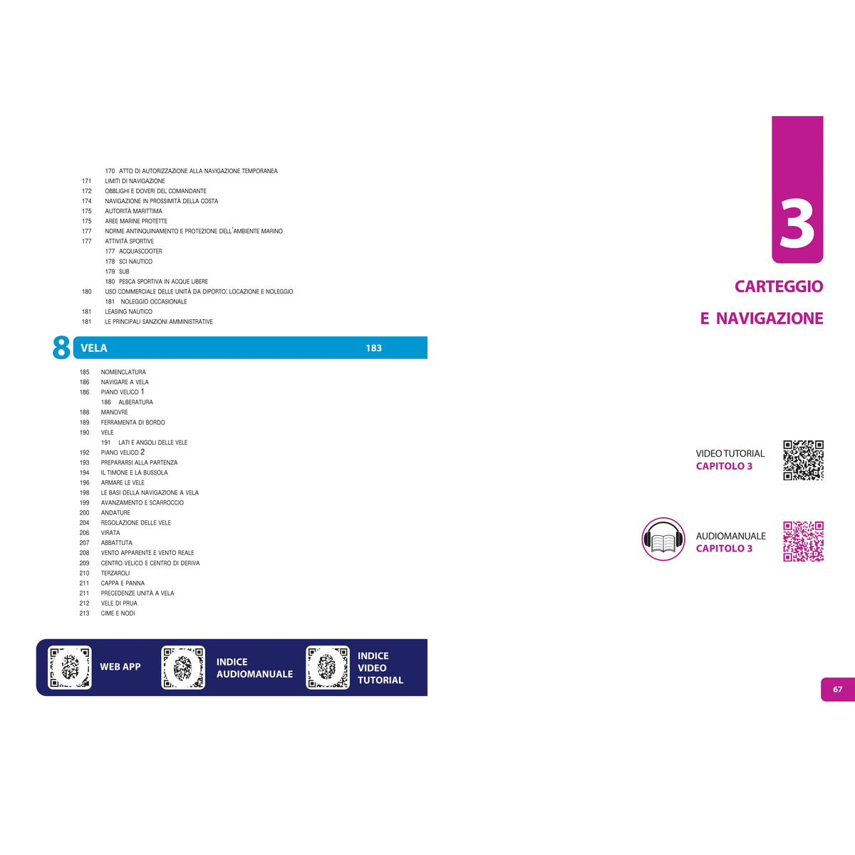 Patente nautica a vela e a motore. Con apparato multimediale gratuito – pagina interna 3 dall'estratto dell'editore