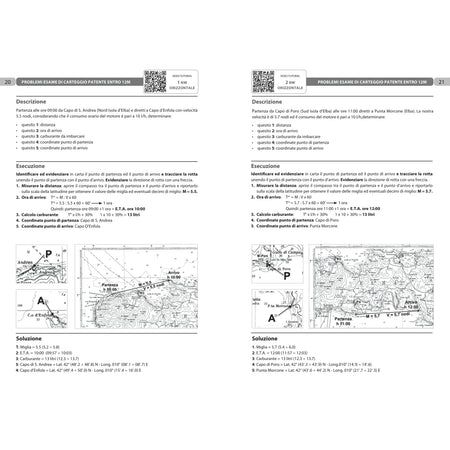 Esame di carteggio patente nautica entro 12 miglia dalla costa. Con espansione online – pagina interna 2 dall'estratto dell'editore