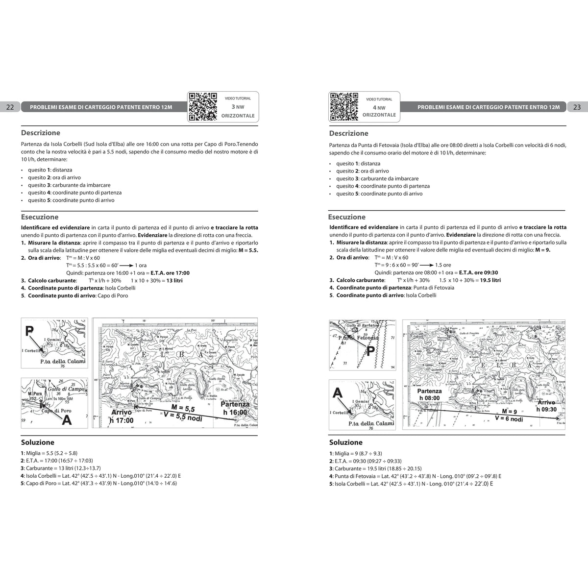 Esame di carteggio patente nautica entro 12 miglia dalla costa. Con espansione online – pagina interna 3 dall'estratto dell'editore