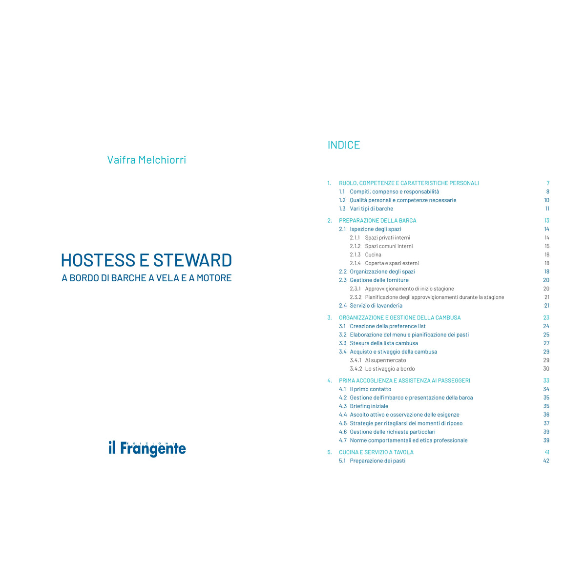 HOSTESS E STEWARD a bordo di barche a vela e a motore – pagina interna 1 dall'estratto dell'editore