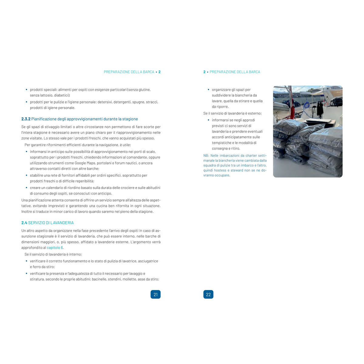 HOSTESS E STEWARD a bordo di barche a vela e a motore – pagina interna 10 dall'estratto dell'editore