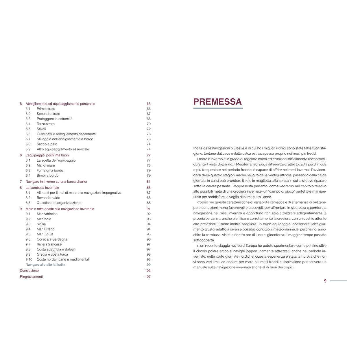 Navigare in inverno – pagina interna 3 dall'estratto dell'editore