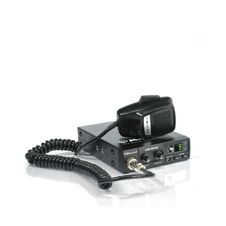 Ricetrasmettitore CB compatto Midland Alan 100 Plus B, ideale per auto, camper e camion.