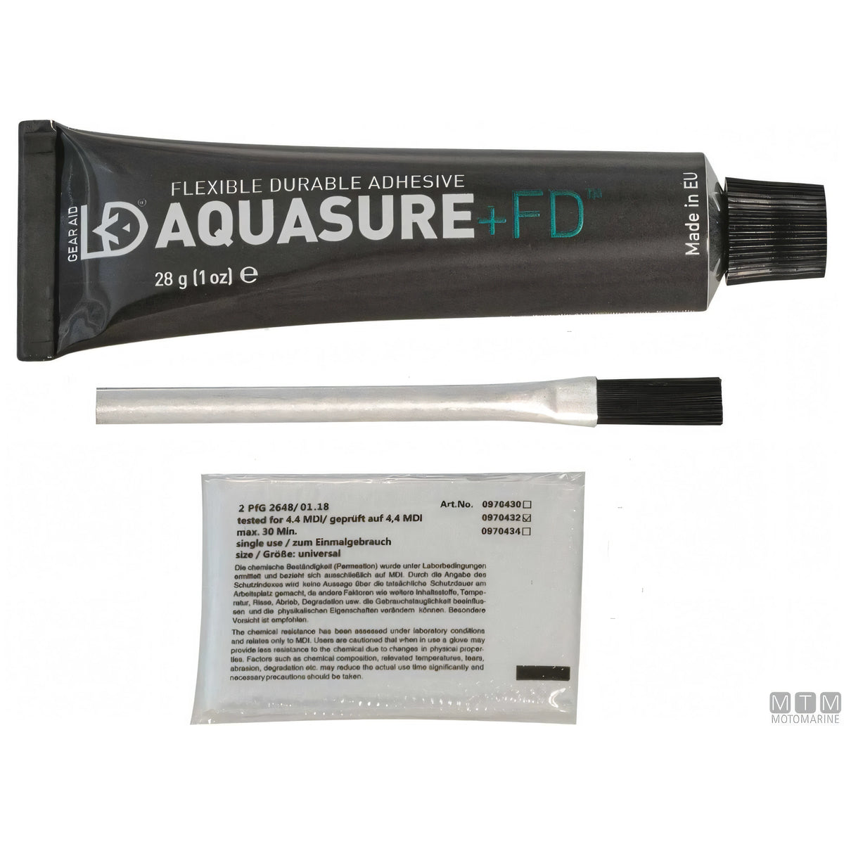 Tubetto nero da 28 g di adesivo sigillante in gomma poliuretanica Gear Aid Aquasure+FD