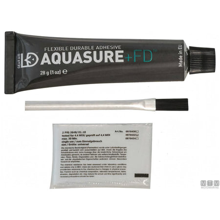 Tubetto nero da 28 g di adesivo sigillante in gomma poliuretanica Gear Aid Aquasure+FD
