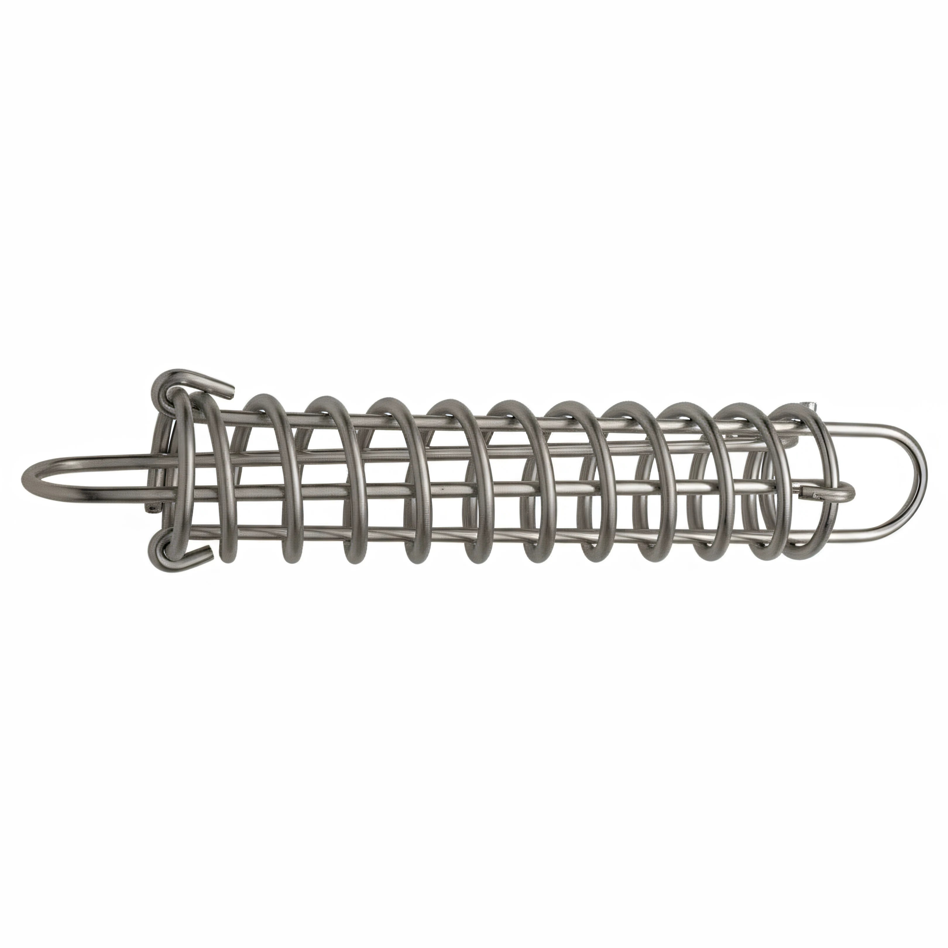 Molla da ormeggio SPRING in acciaio INOX lucidato ad alta resistenza. Garantisce assorbimento degli strattoni per ormeggio sicuro in banchina.