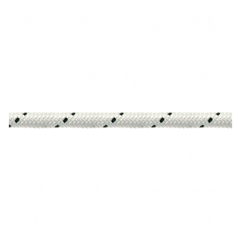Corda nautica Monteisola treccia in poliestere bianca con segnalino Ø 8 mm, 10 metri | Onautica