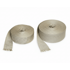 Nastro isolante ceramico H100mm beige per alte temperature, due rotoli in fibra intrecciata | Onautica