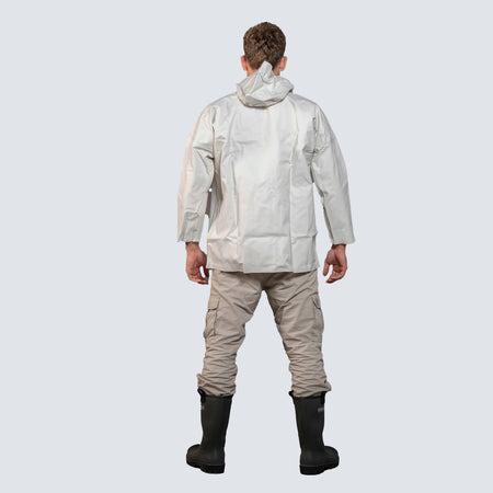 OCEAN® Hurricane, casacca antipioggia in PVC 560 g/m², colore bianco