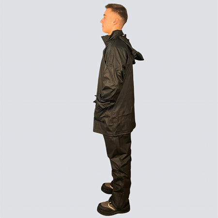 OCEAN® Weather Comfort, completo antipioggia giacca e pantaloni, colore nero