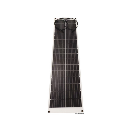 Pannello solare flessibile Osculati ultra-sottile con celle monocristalline aerospaziali ad alta efficienza e connettori MC4. 75W1370x344x2_5mm