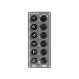 Pannello Elettrico Verticale 6 Interruttori – Alluminio IP56
