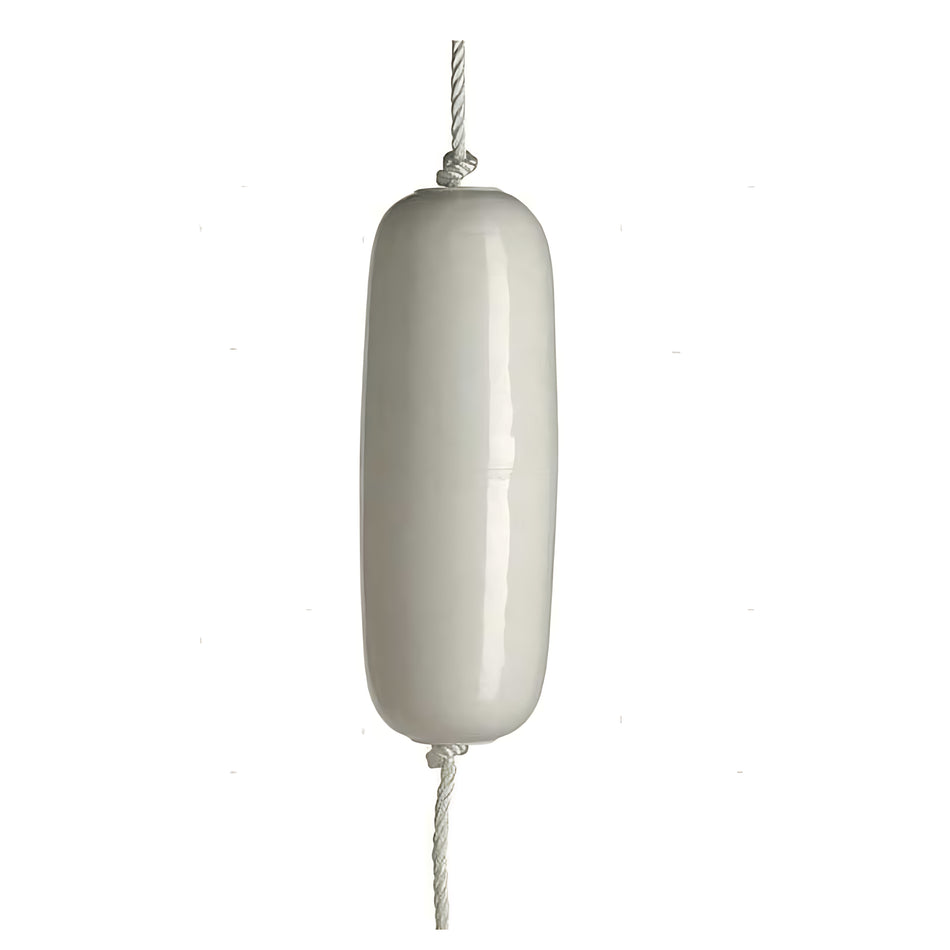 Parabordi cilindrici Majoni serie Hole con foro passante disponibili in 5 misure da 10 a 30 cm di diametro