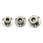 Passacavo nautico stagno in ottone cromato con guarnizione interna in gomma per cavi elettrici da 6, 8 e 10 mm.