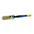 Pennello tondo Cinghiale 311 strozzato manico blu giallo setola bionda naturale professionale per verniciatura | Onautica