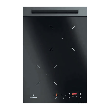 Piano cottura a gas in vetro nautico 2 fuochi formato verticale 330x500mm con display touch