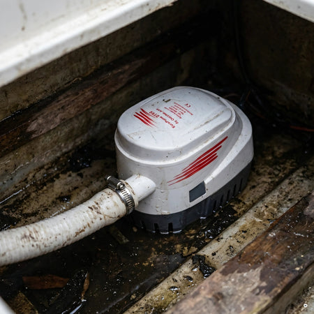 pompa di sentina europump ii automatica osculati — in uso a bordo