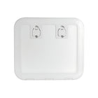 Portello d'ispezione FLUSH CE bianco pedonabile con apertura 180° certificato direttiva 2013/53/UE disponibile in 5 misure