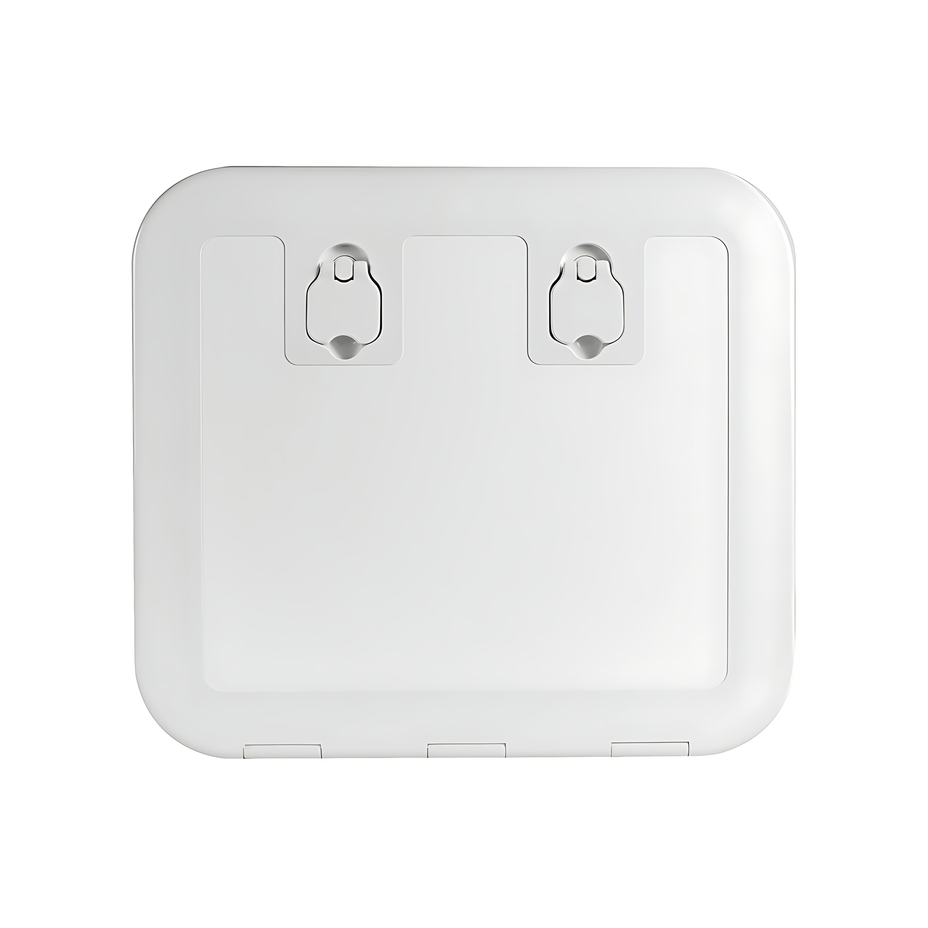 Portello d'ispezione FLUSH CE bianco pedonabile con apertura 180° certificato direttiva 2013/53/UE disponibile in 5 misure