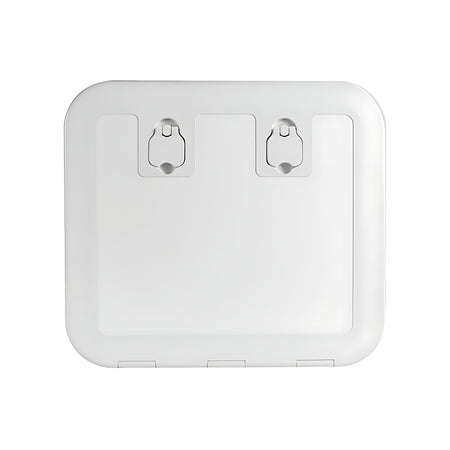 Portello d'ispezione FLUSH CE bianco pedonabile con apertura 180° certificato direttiva 2013/53/UE disponibile in 5 misure