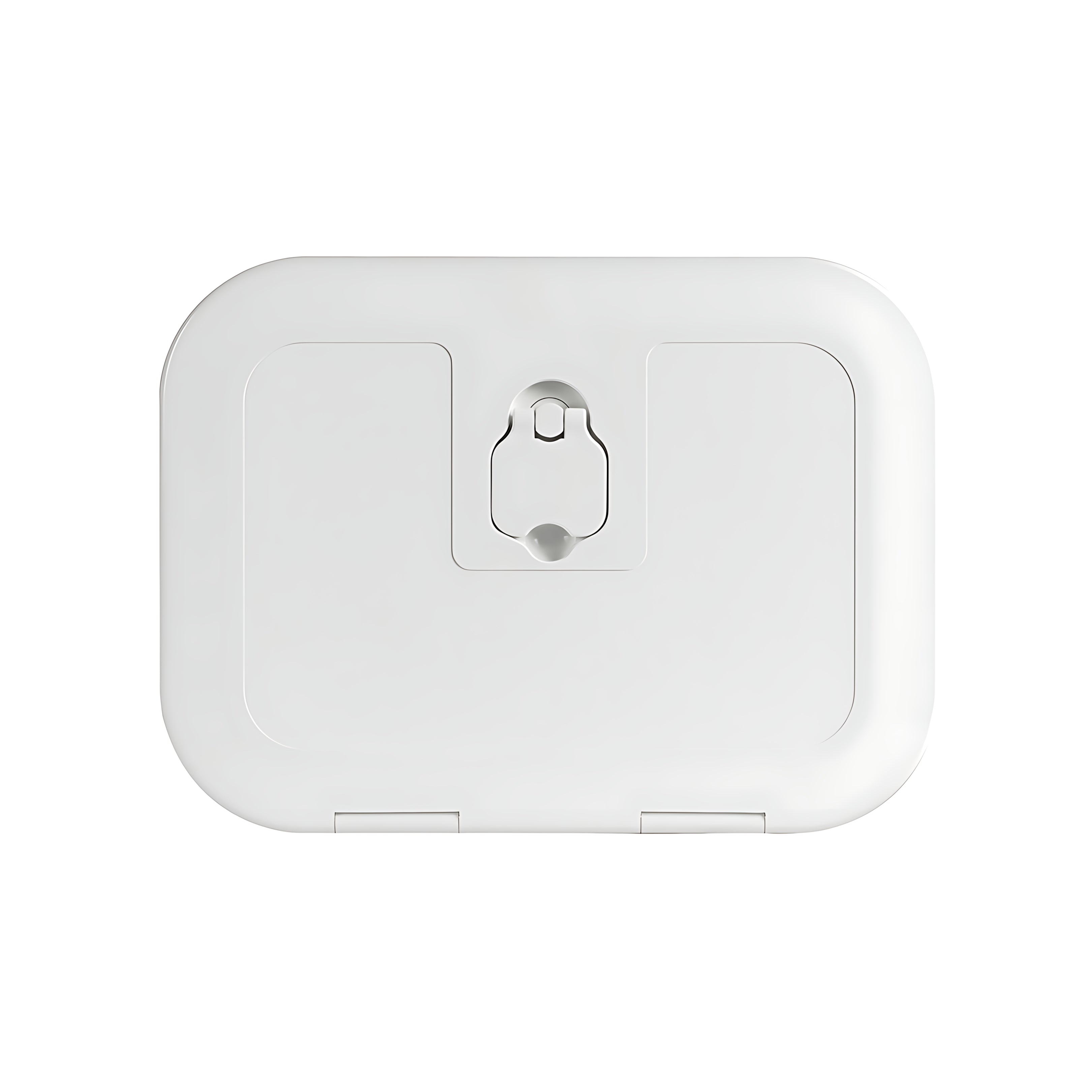 Portello d'ispezione FLUSH CE bianco pedonabile con apertura 180° certificato direttiva 2013/53/UE disponibile in 5 misure