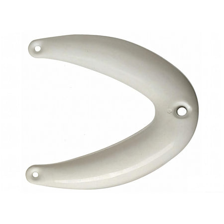 Paraprua Majoni Classico 55 x 53 cm colore bianco a forma di U con tre fori di fissaggio