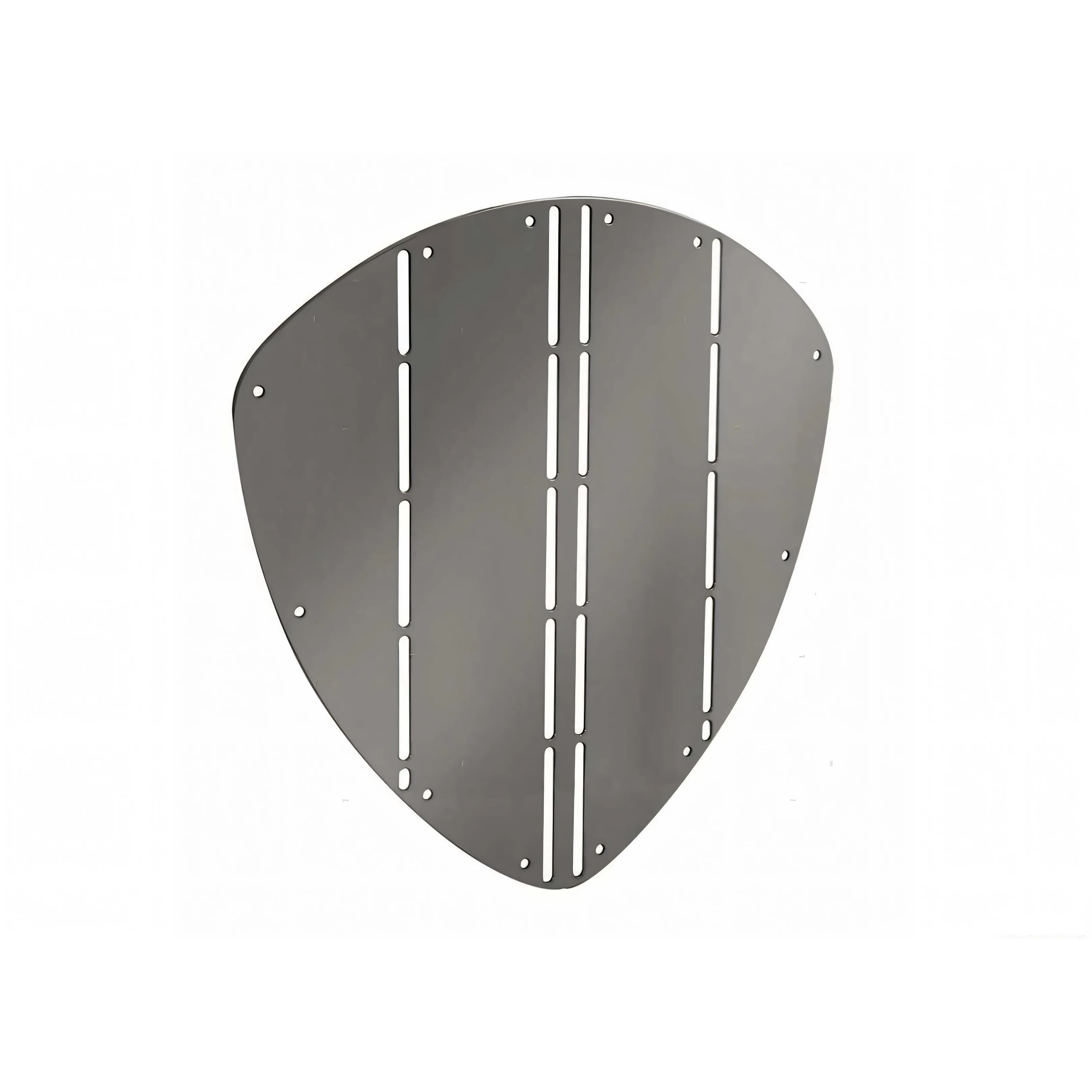 Paraprua triangolare sagomabile in acciaio inox 35 x 34,5 cm per protezione prua barca