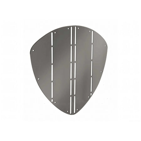 Paraprua triangolare sagomabile in acciaio inox 35 x 34,5 cm per protezione prua barca