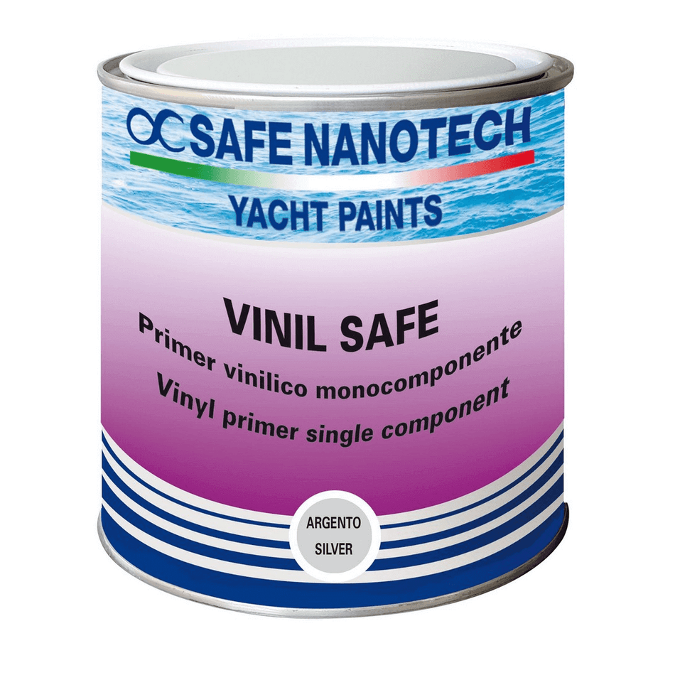 Primer vinilico isolante Vinilsafe per collegare vecchie antivegetative e proteggere la carena.