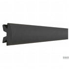 Profilo parabordo Bottazzo in PVC nero H56 mm Tessilmare a doppia camera ammortizzante