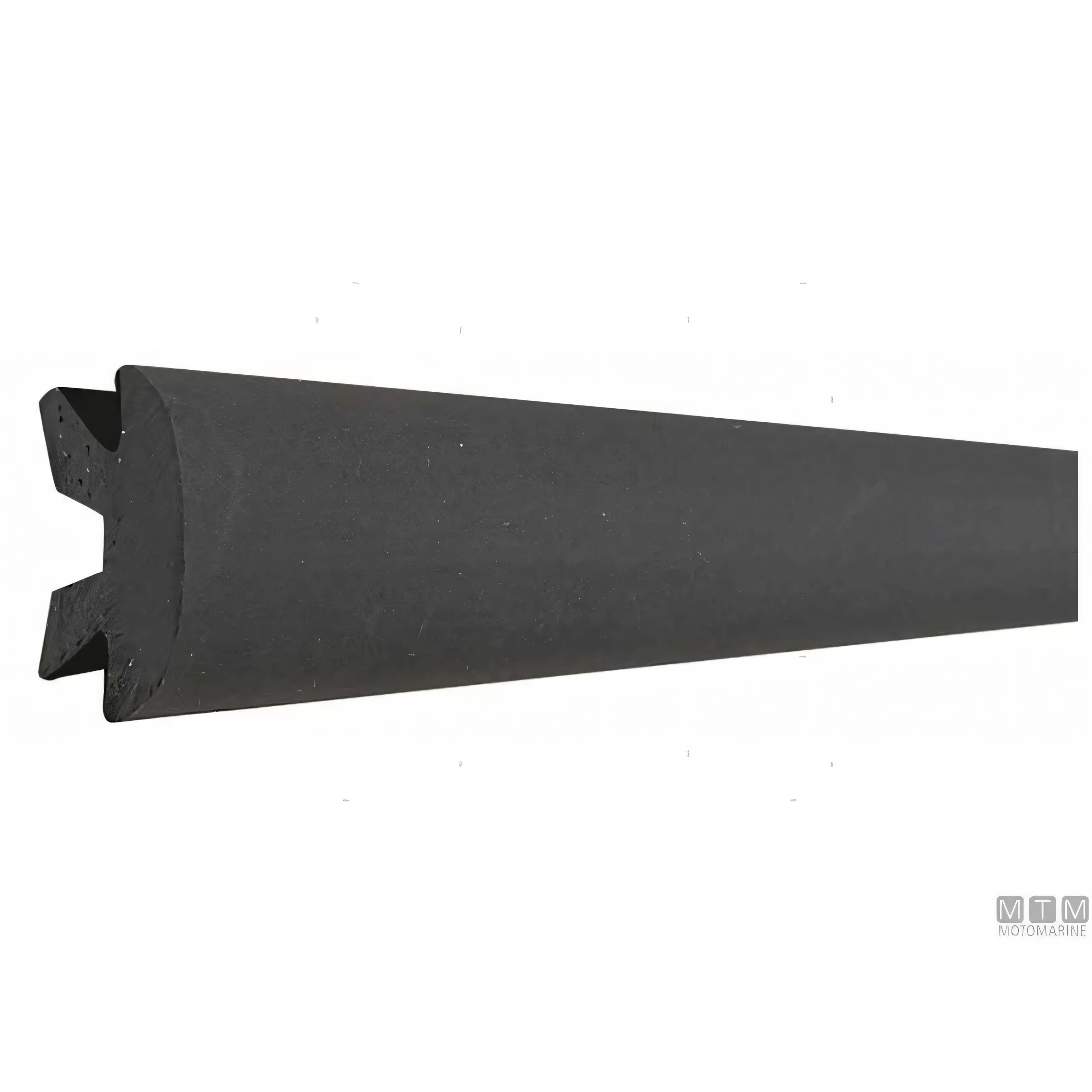 Profilo parabordo Bottazzo in PVC nero H56 mm Tessilmare a doppia camera ammortizzante