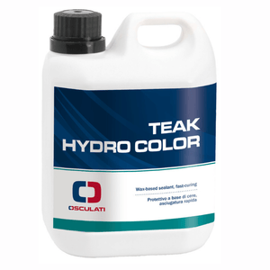 Protettivo Teak Hydro Color a base acqua senza solventi per legno barca.
