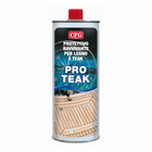 Flacone Proteak 1 litro. Protettore teak idrorepellente con filtro UV, non rovina i giunti e sicuro sui metalli.