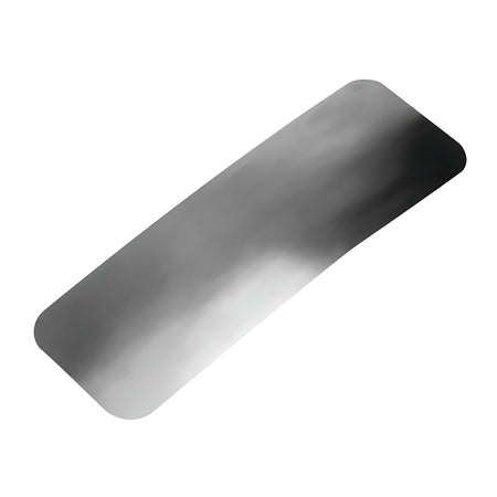 Protezione adesiva antisfregamento in acciaio inox con adesivo 3M VHB per cime d'ormeggio e manovra disponibile in 150x50 mm e 225x50 mm