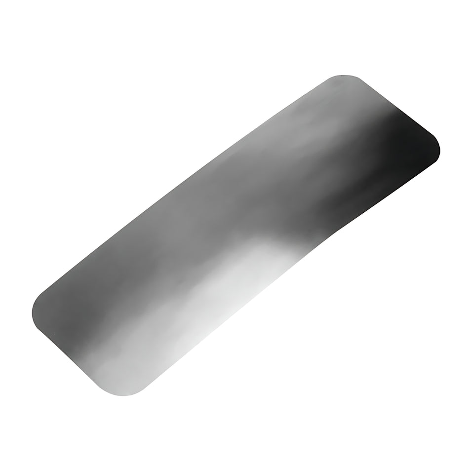 Protezione adesiva antisfregamento in acciaio inox con adesivo 3M VHB per cime d'ormeggio e manovra disponibile in 150x50 mm e 225x50 mm