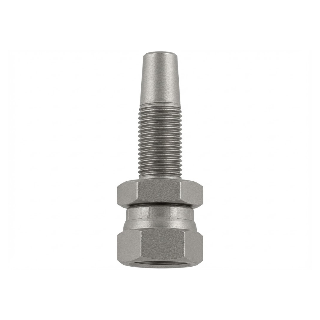 Inserto raccordo recuperabile in acciaio al carbonio per tubi oleodinamici R2T e R7.
