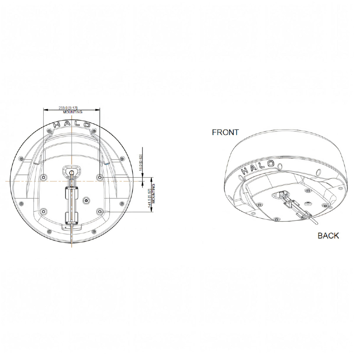 Radar Simrad Halo 20+ dome a stato solido con VelocityTrack e Dual Range