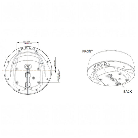 Radar Simrad Halo 20+ dome a stato solido con VelocityTrack e Dual Range