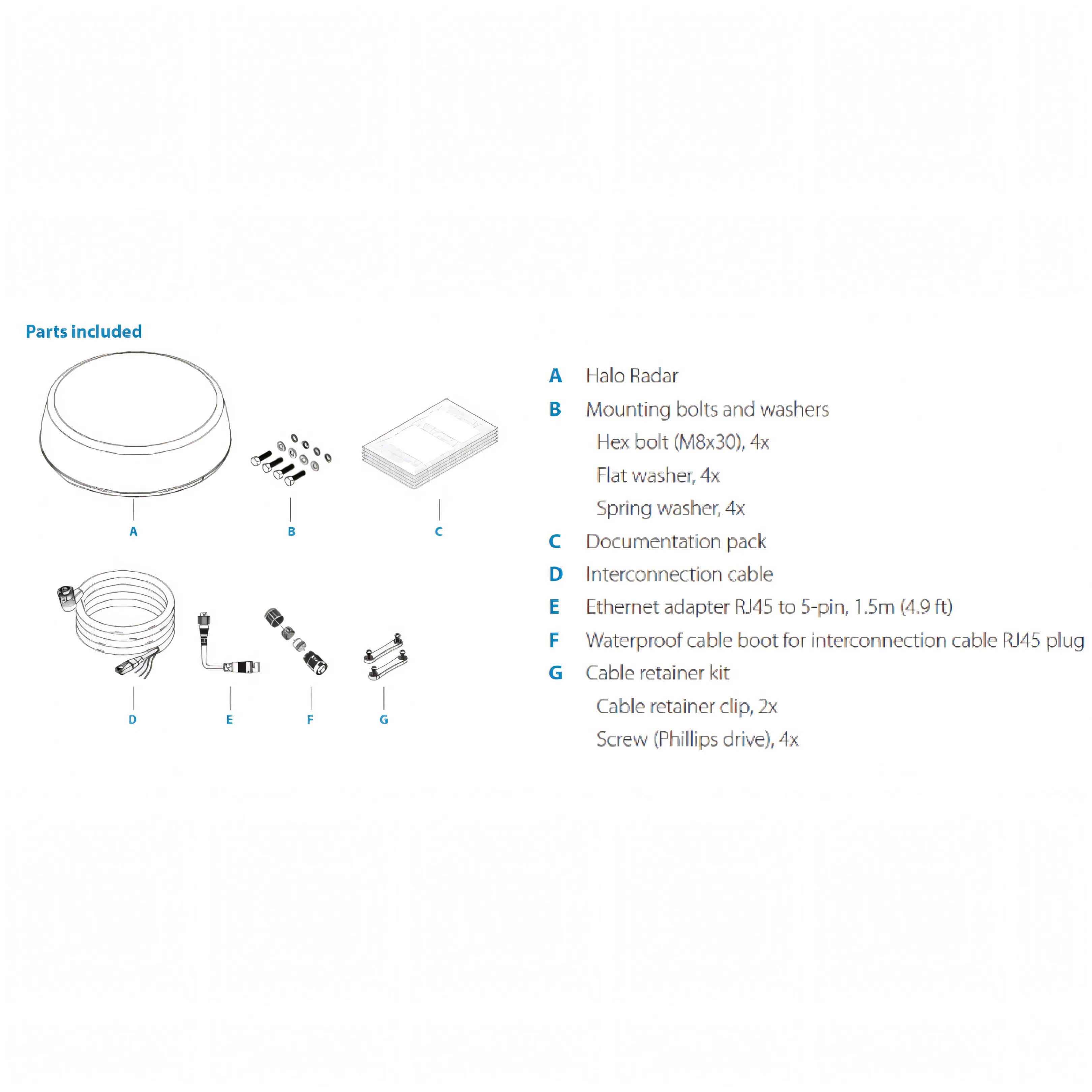Radar Simrad Halo 20+ dome a stato solido con VelocityTrack e Dual Range