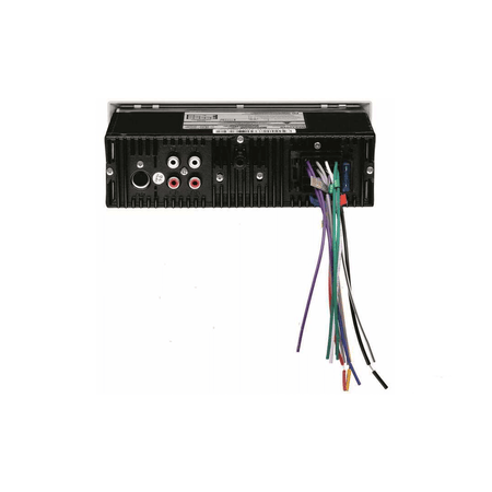 Autoradio marina Boss MR632UAB con frontalino estraibile, ingressi USB/SD e Bluetooth integrato.
