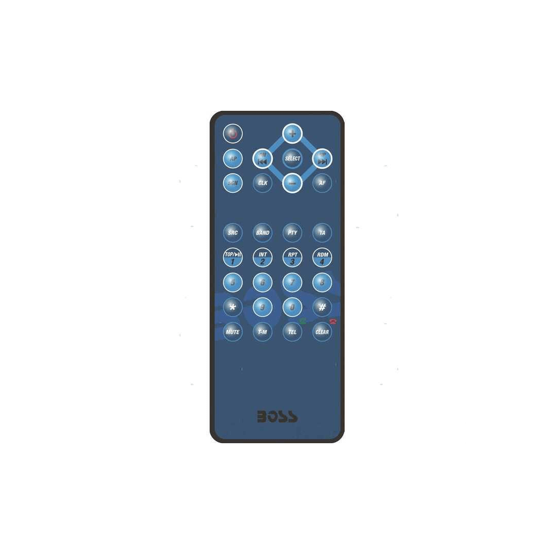 Autoradio marina Boss MR762BRGB con lettore CD, Bluetooth e illuminazione tasti multicolore a 7 varianti.