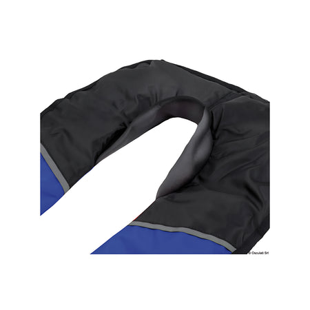 Salvagente autogonfiabile MK150 150N omologato EN ISO 12402-3 con attivatore automatico UML-5 per adulti colore blu nero