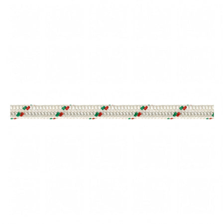 Scotta doppia treccia Sebino Ø 10 mm bianca con segnalino verde e rosso