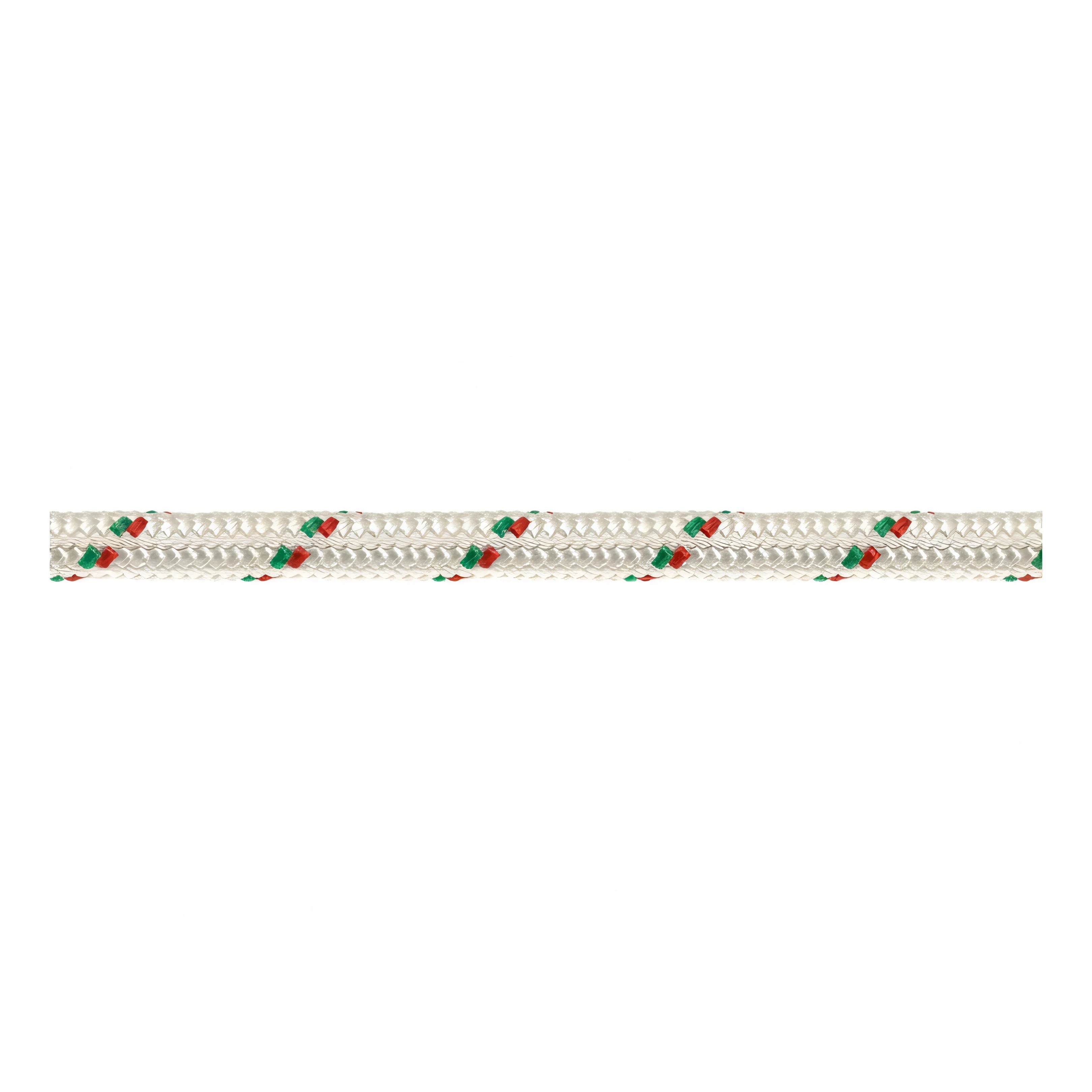 Scotta doppia treccia Sebino Ø 12 mm bianca con segnalino verde e rosso