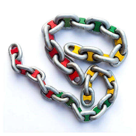 Inserti segna catena in plastica colorata Chain Rainbow per catena da 8mm.