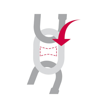 Inserti segna catena in plastica colorata Chain Rainbow per catena da 8mm.